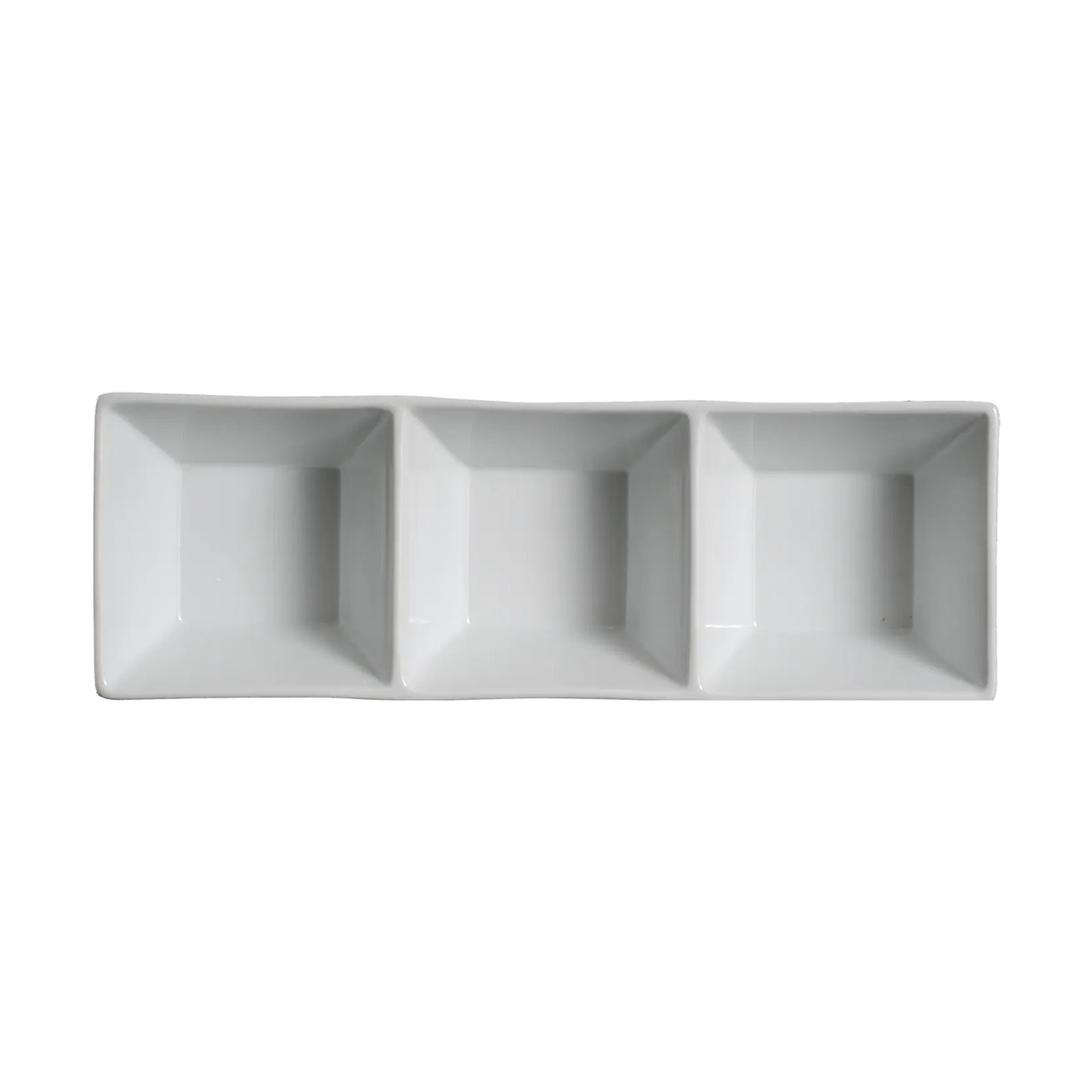 AW-0214 - 11.5 x 3.75'' Appet. Dish 3 Section