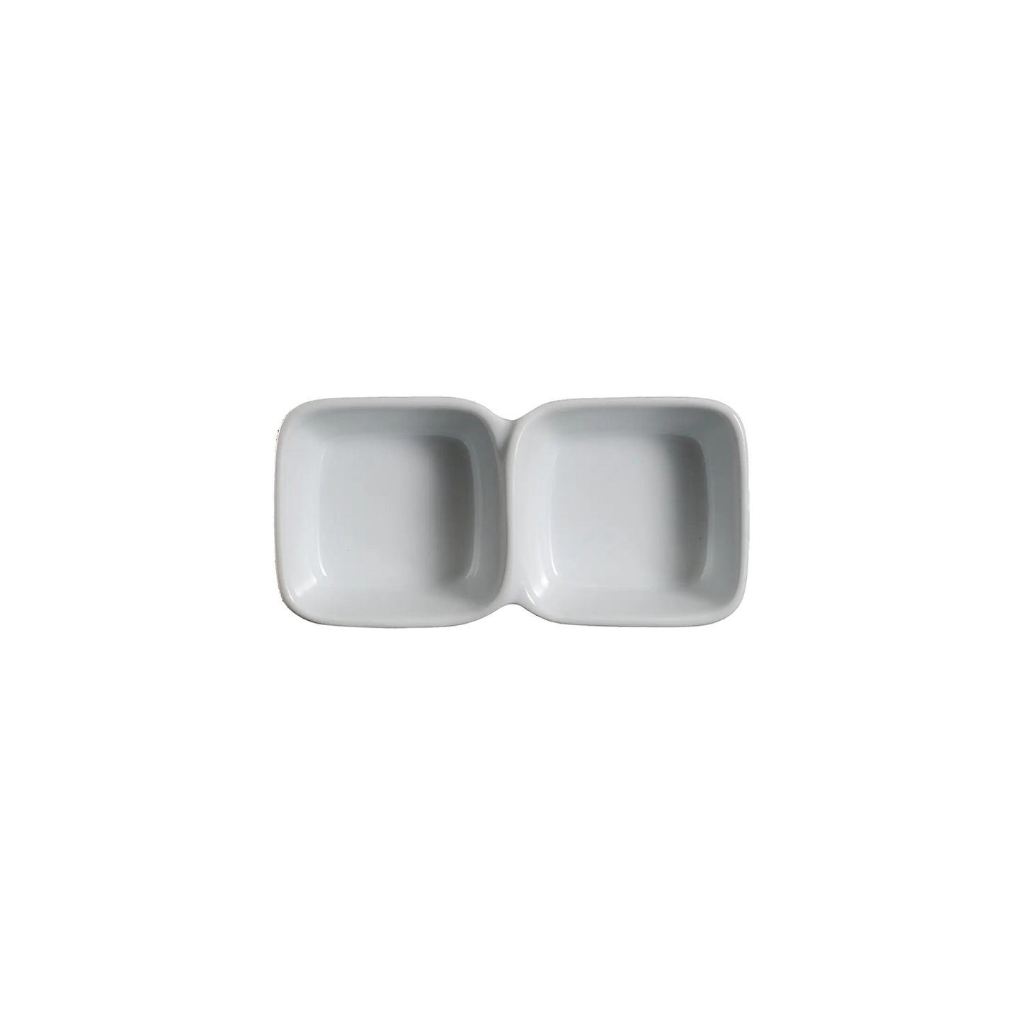 AW-1802 - 6 x 3'' Appetizer 2 Section Dish