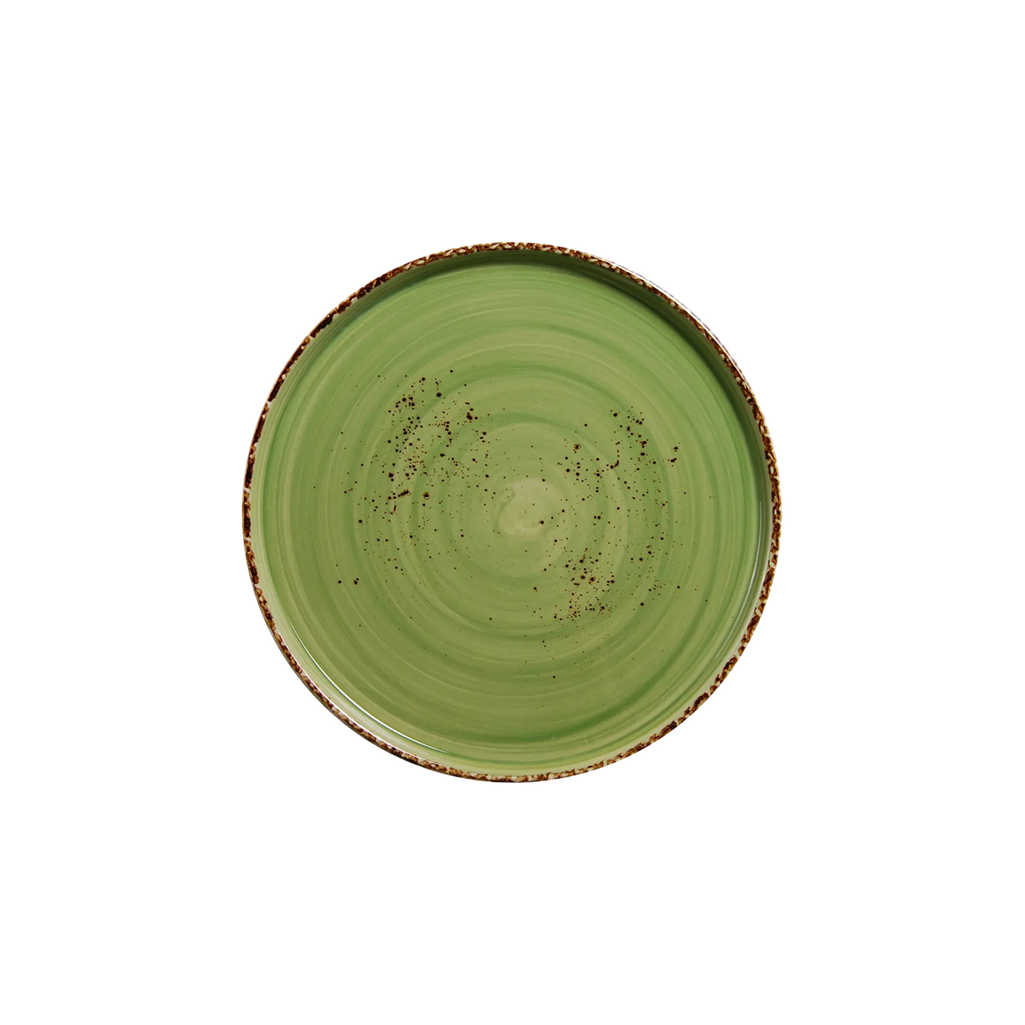 AW-8753V – 8’’ Round Stackable Plate Splash Verde
