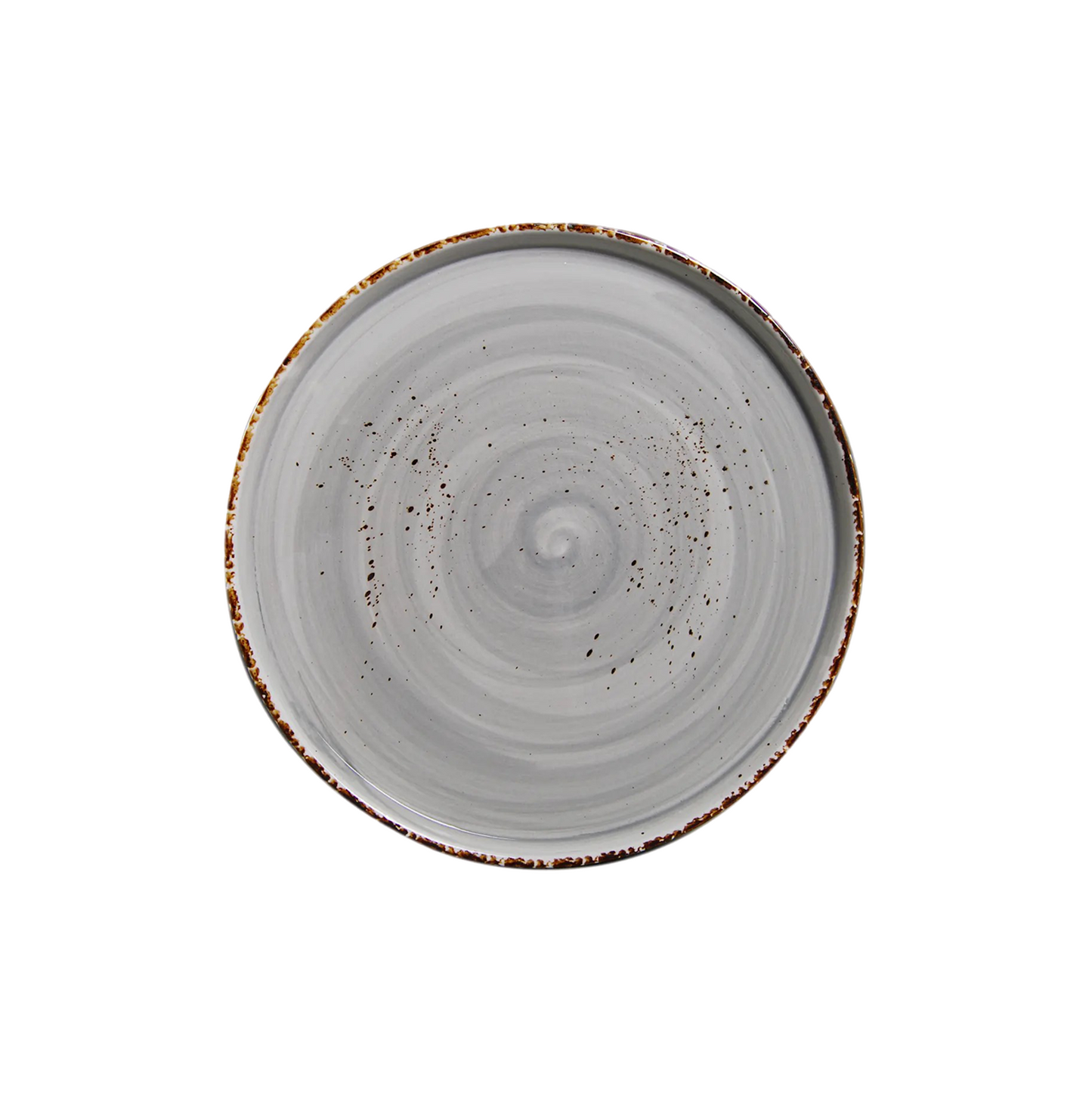 AW-8756G – 9’’ Round Stackable Plate Splash Grigio