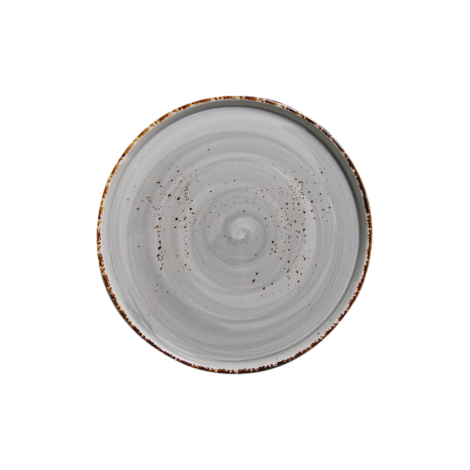 AW-8756G – 9’’ Round Stackable Plate Splash Grigio