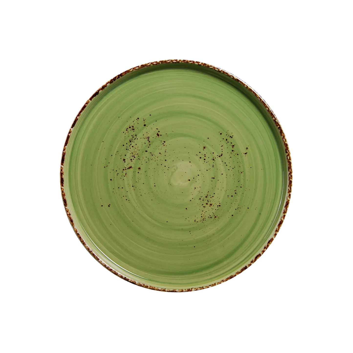 AW-8757V – 10’’ Round Stackable Plate Splash Verde