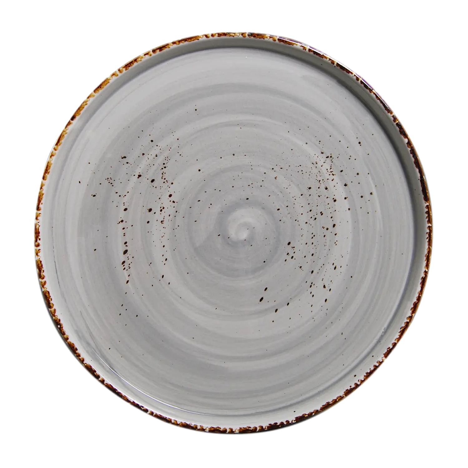 AW-8759G – 13’’ Round Stackable Plate Splash Sky Grigio
