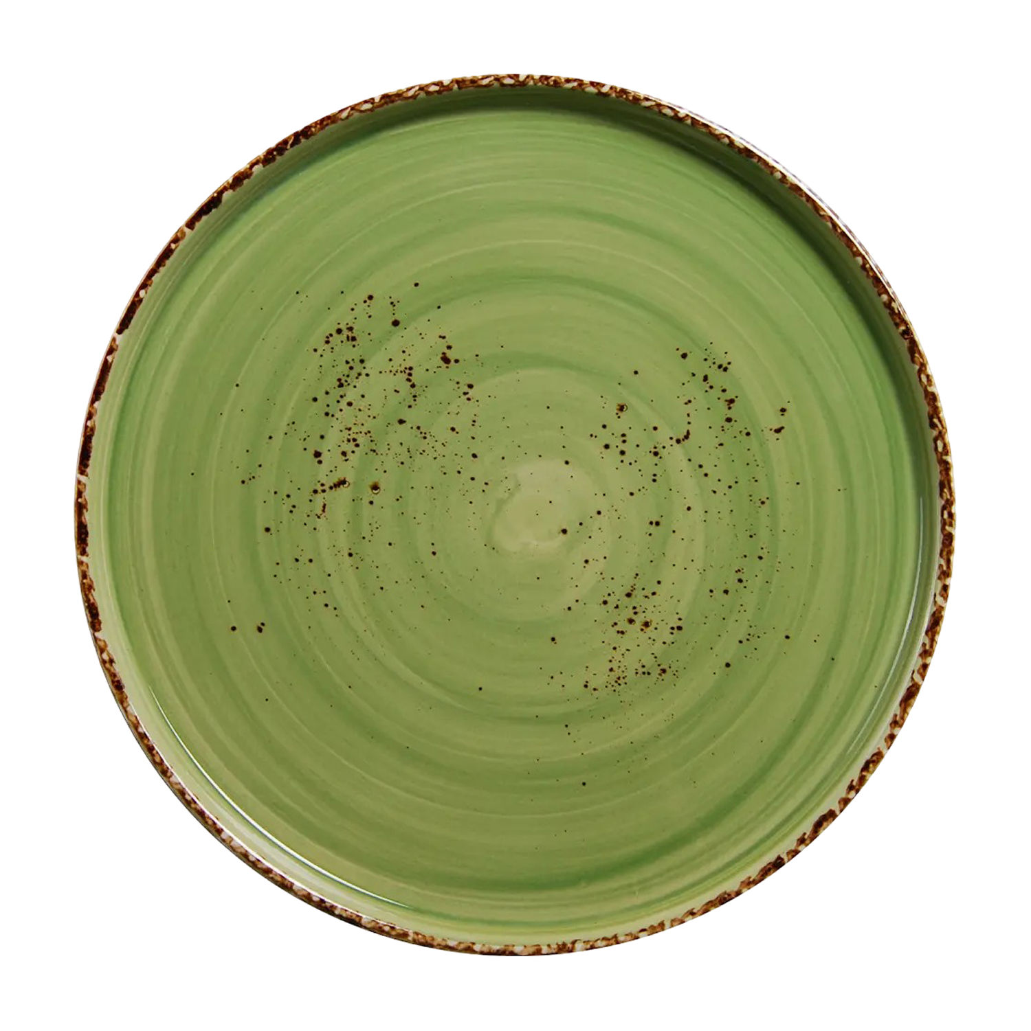 AW-8759V – 13’’ Round Stackable Plate Splash Sky Verde