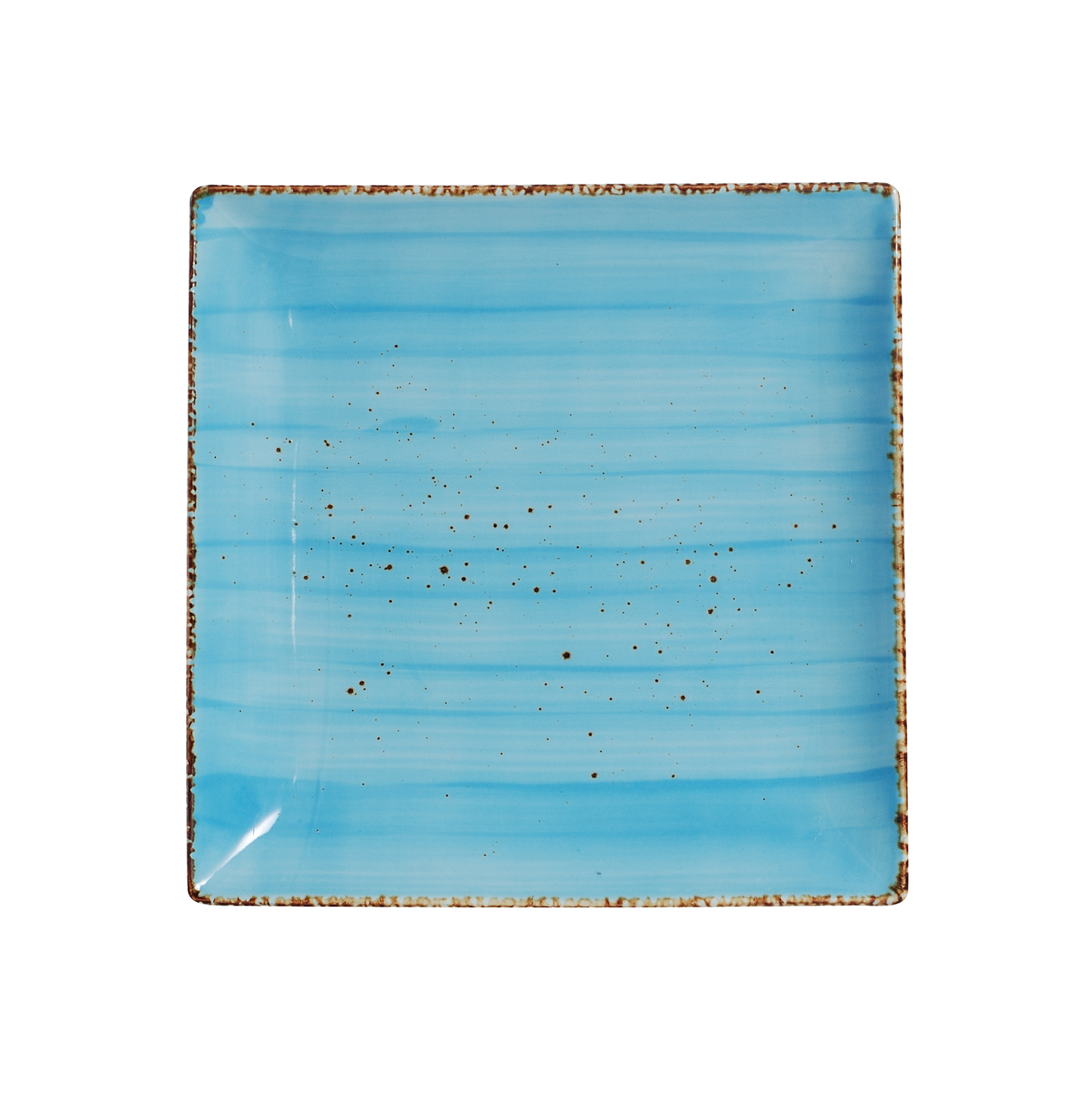AW-8762B – 10’’ Square Plate Splash Sky Blue