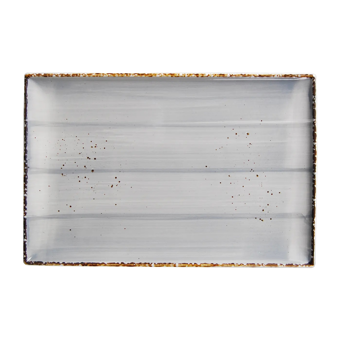 AW-8766G - 13 x 8.5’’ Rectangular Plate Splash Grigio
