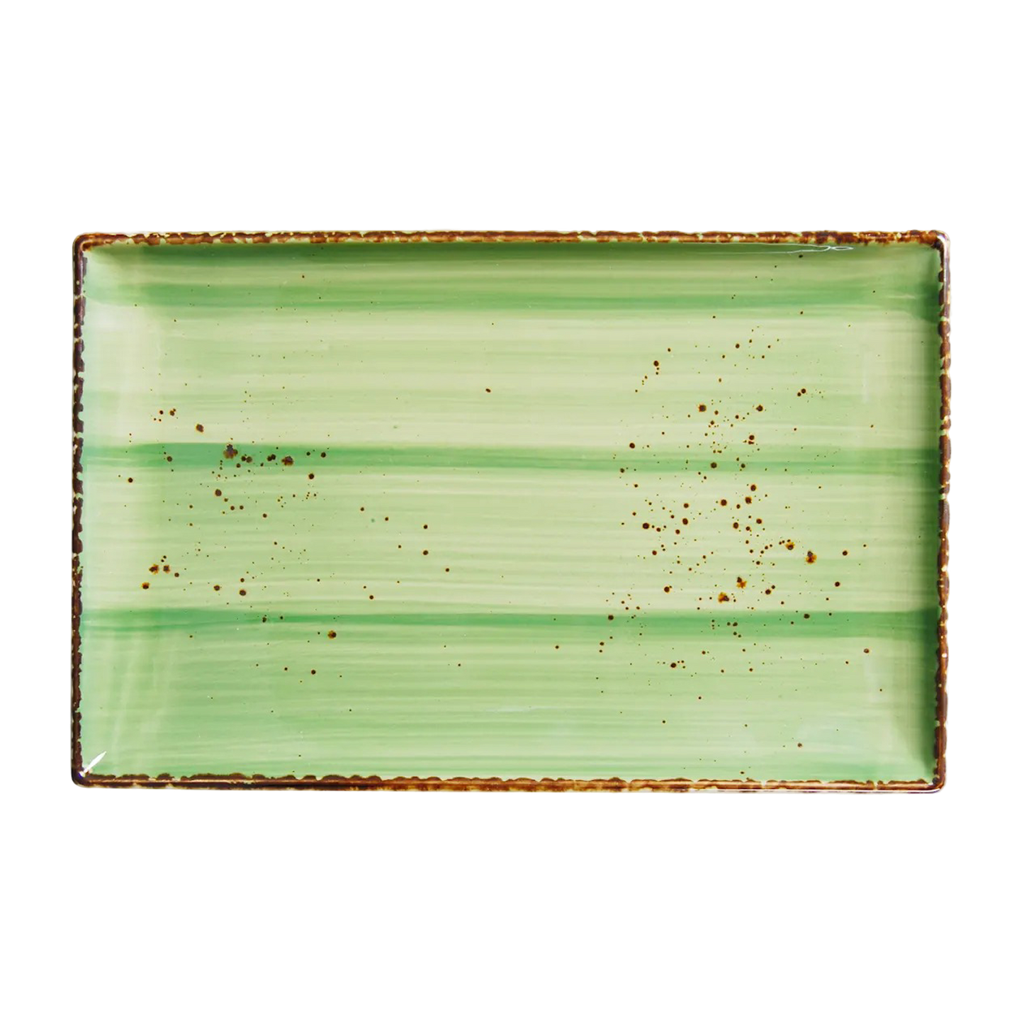 AW-8766V - 13 x 8.5’’ Rectangular Plate Splash Verde