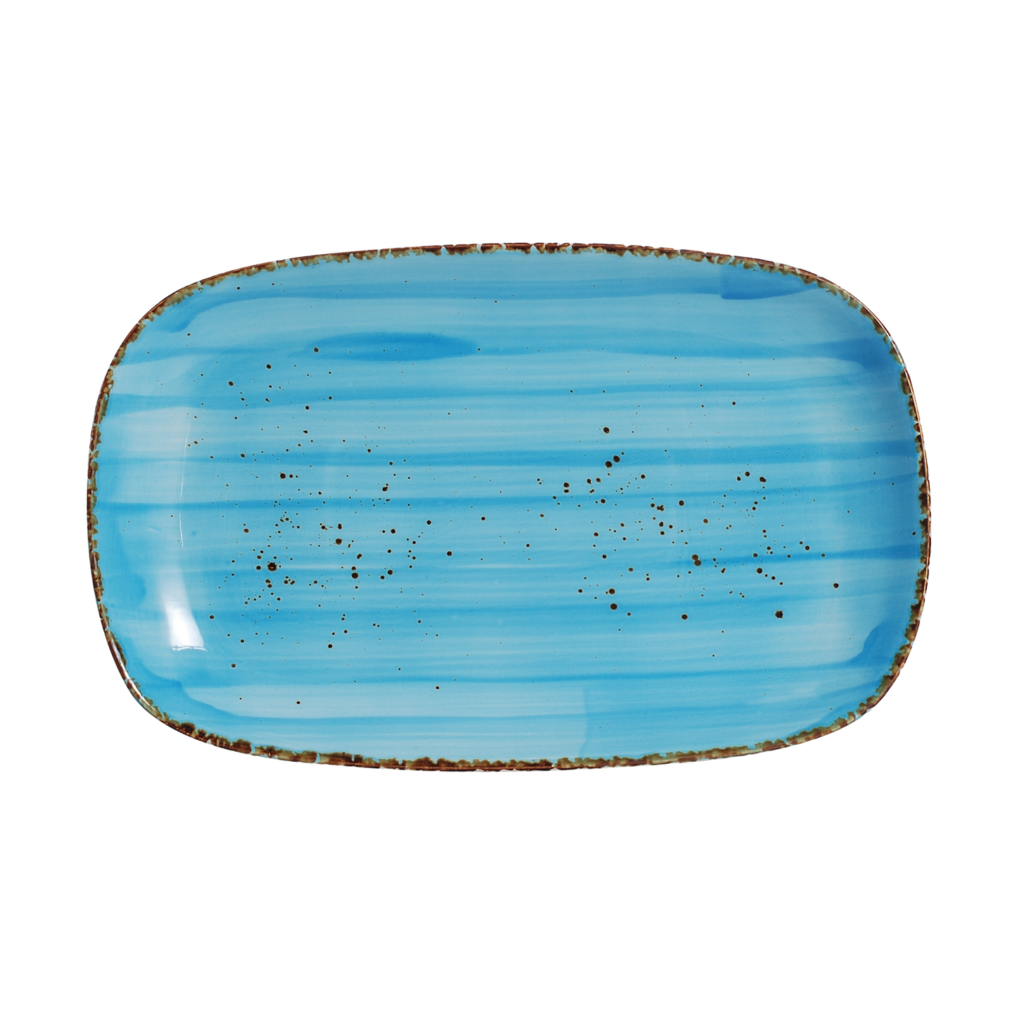 AW-8768B - 12.5 x 8’’ Rectangular Platter Splash Sky Blue
