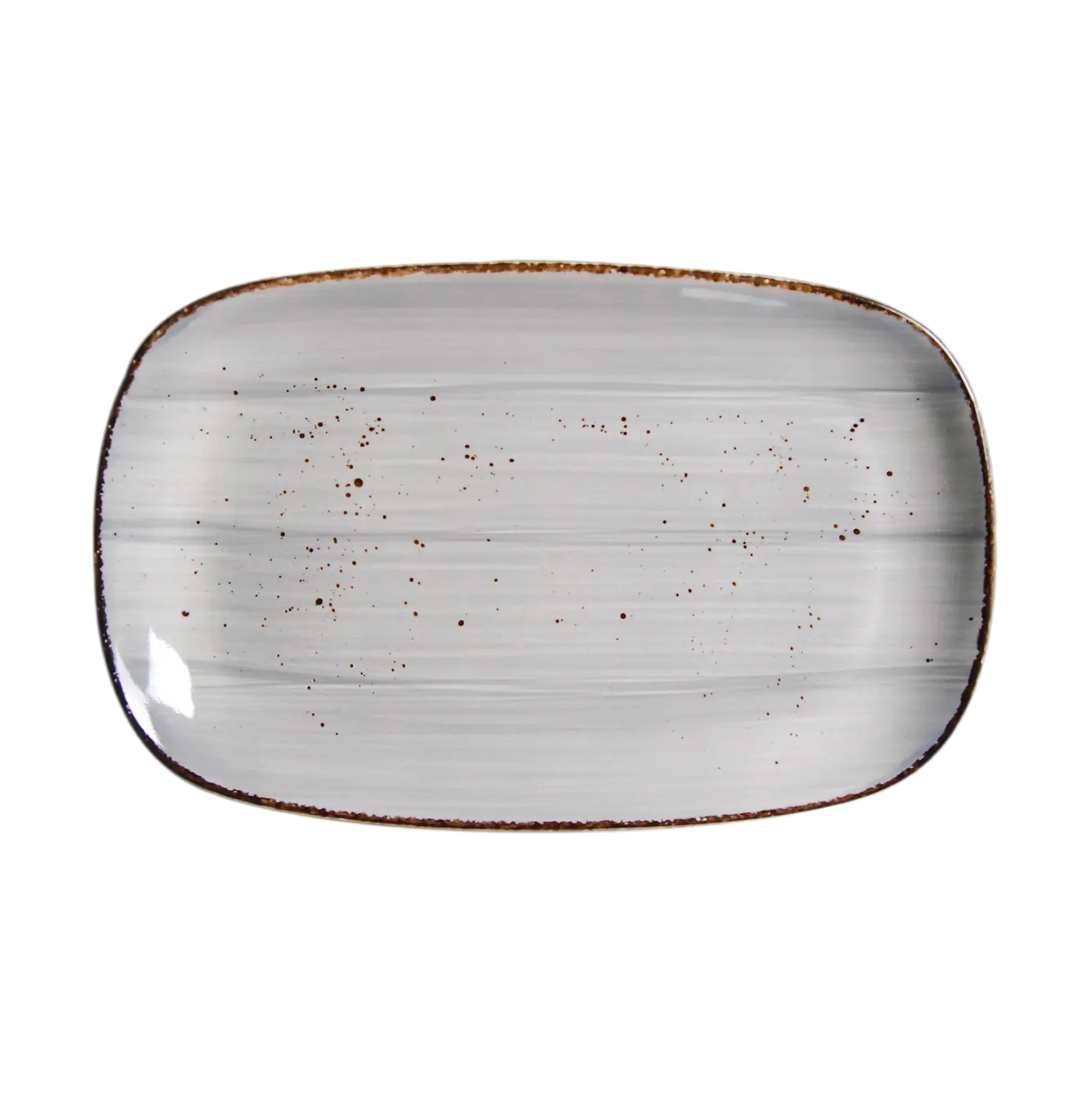 AW-8768G - 12.5 x 8’’ Rectangular Platter Splash Grigio