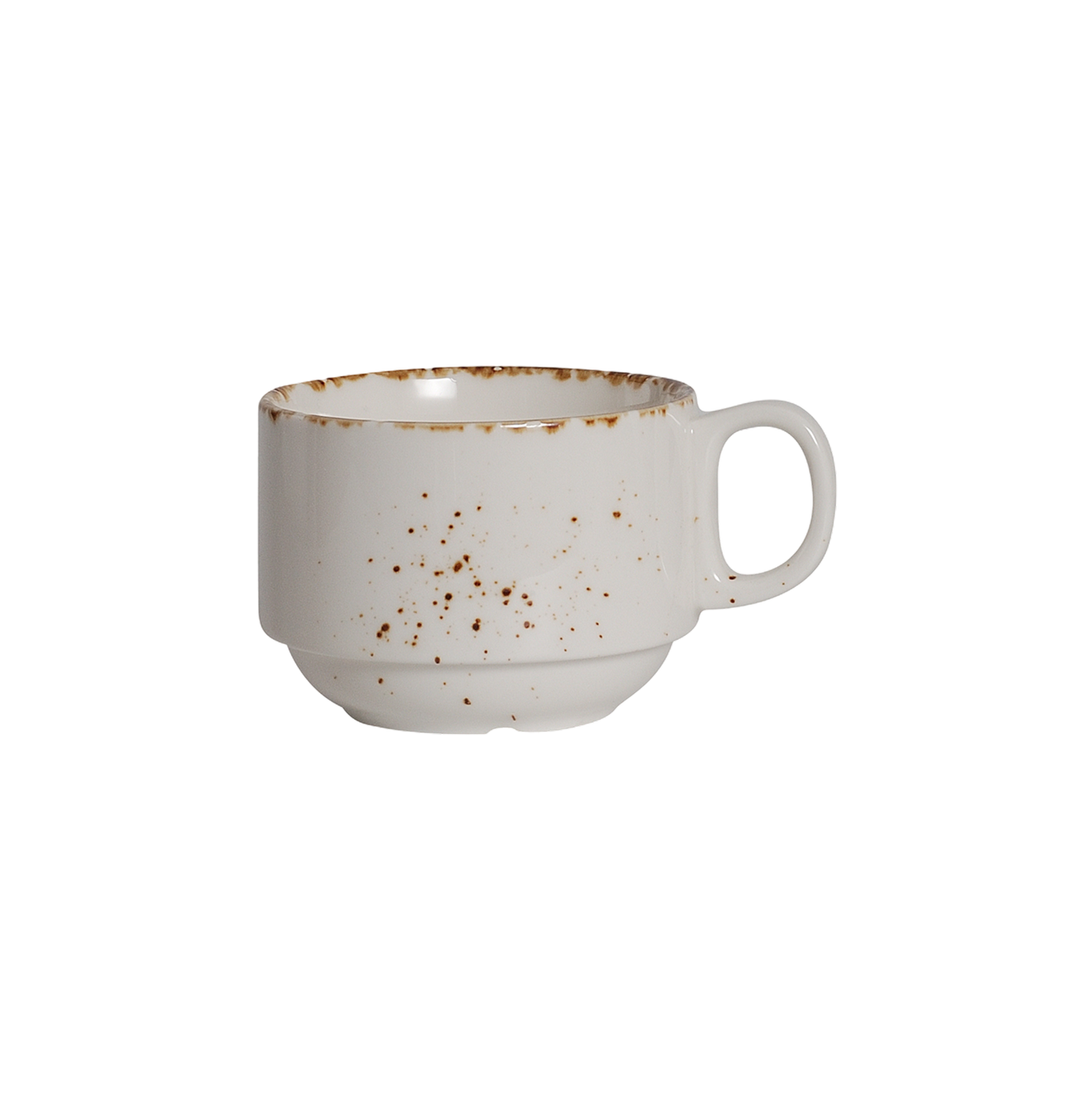 AW-8780 - Stackable Tea Cup Splash Blanch 8 Oz.