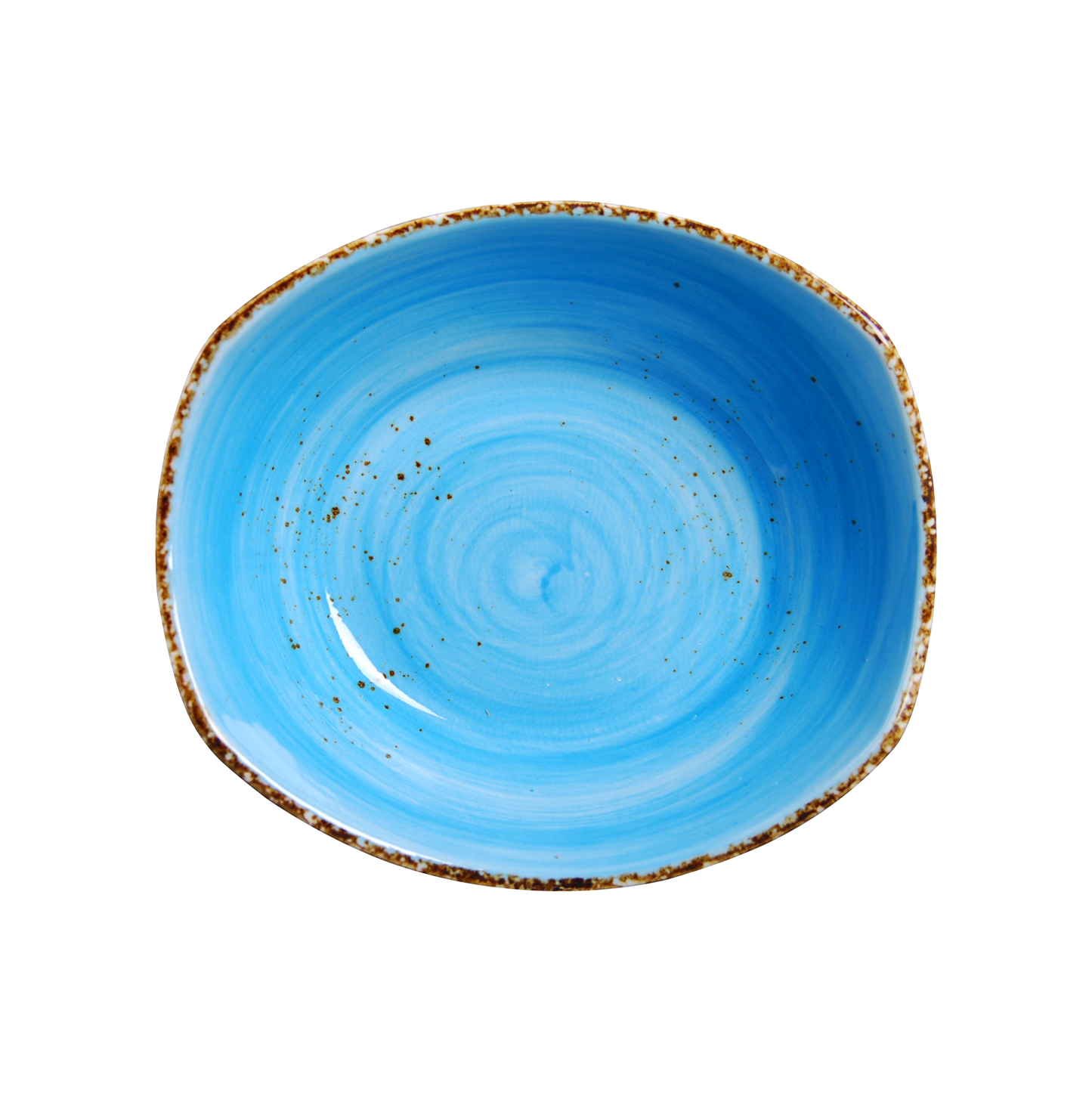 AW-8795B - 9 x 7.75’’ Rectangular Deep Bowl 34 Oz. Splash Sky Blue