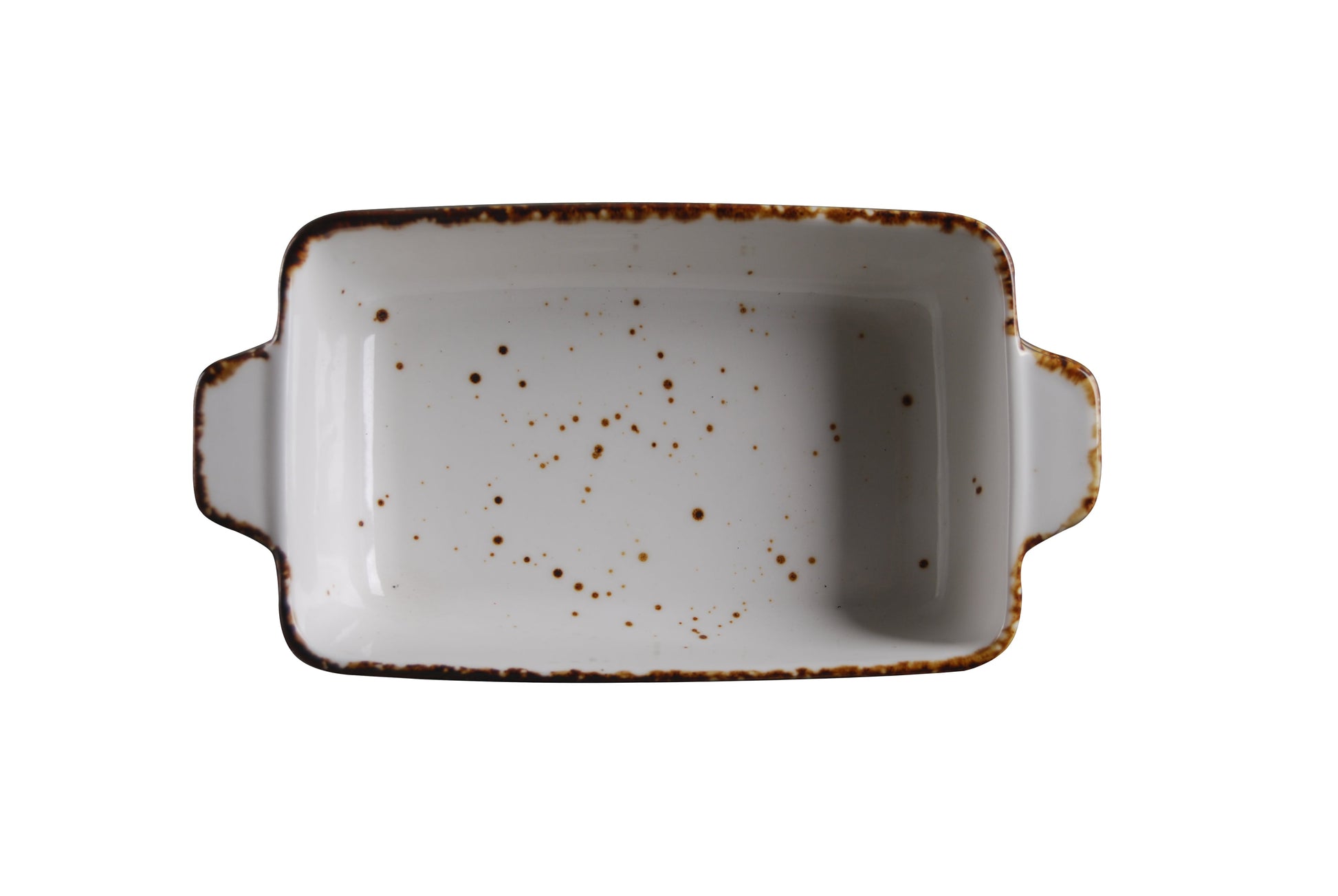 AW-8884 - 6.25 x 4.25'' Rect. Baking Dish Splash Blanch 12 Oz.