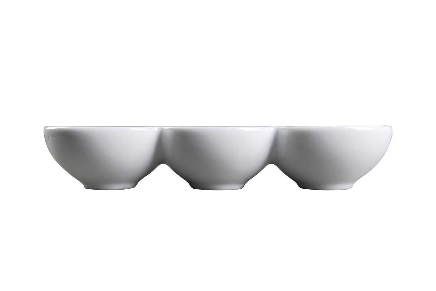 AW-9160 - 10.5 x 4'' Appet. Dish 3 Section