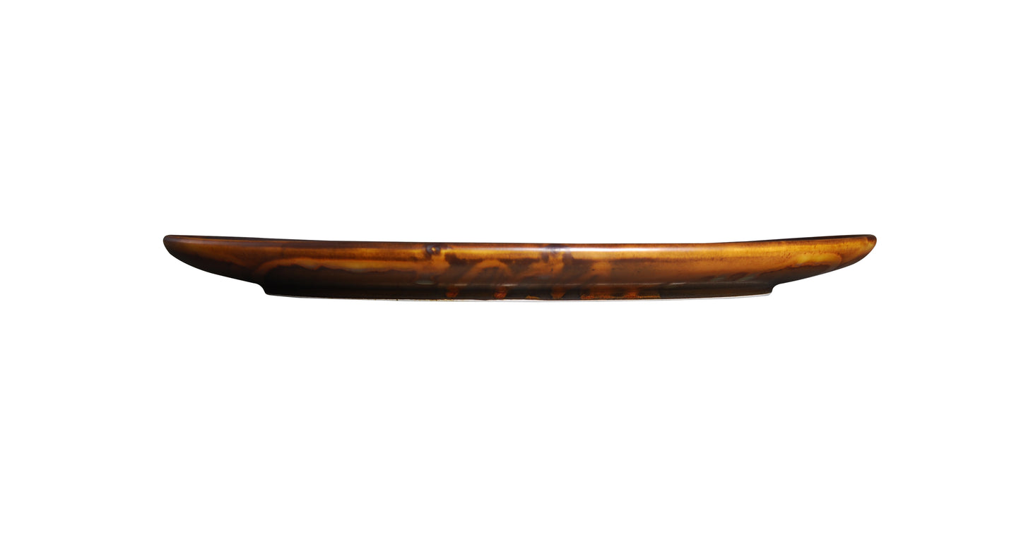BK-0182 - 13.75 x 9.5’’ Oval Platter Lava
