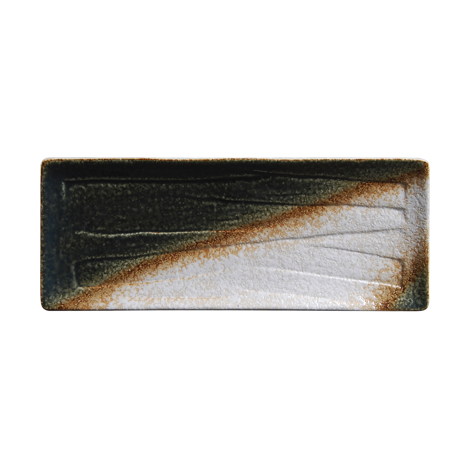 BK-2021 - 12 x 4.5’’ Rectangular Plate Seaweed Marine