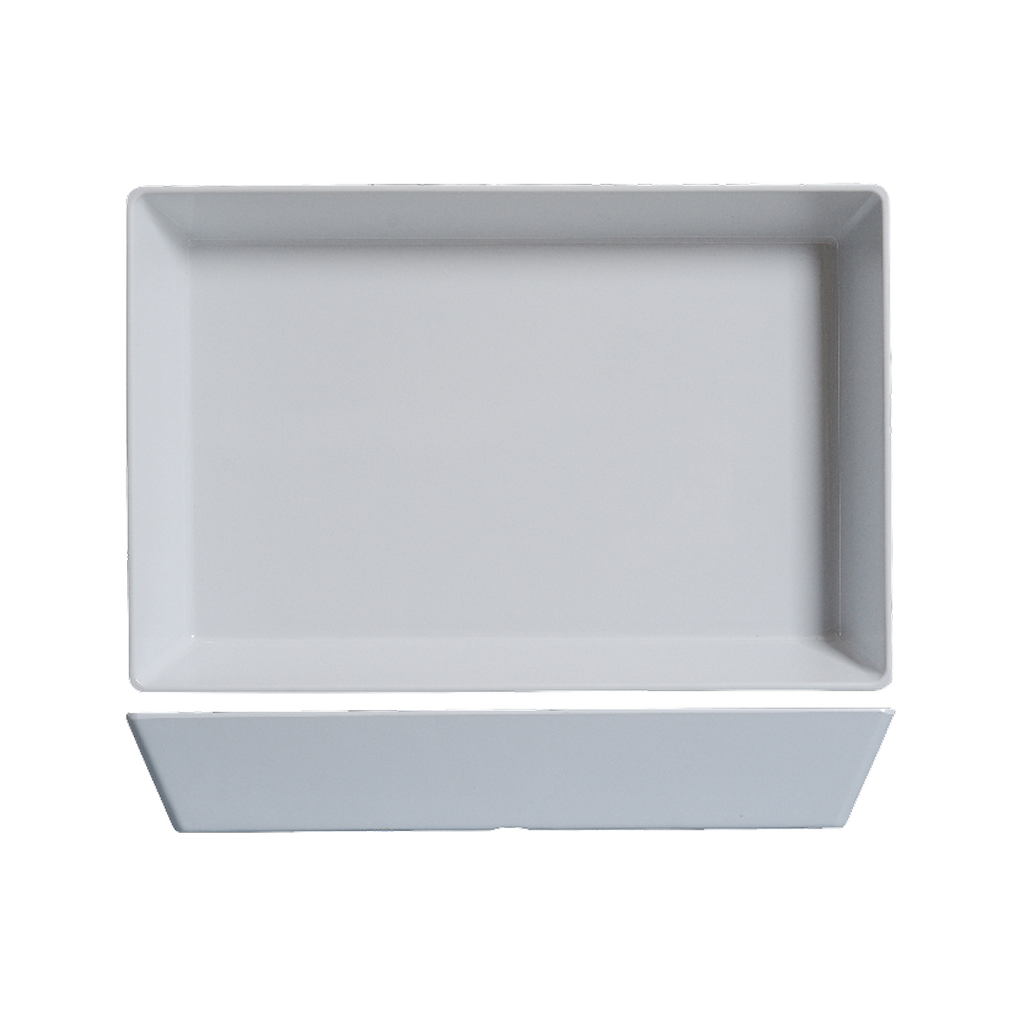 MM-1002 - 17.75 x 12’’ Rectangular Pan White Melamine
