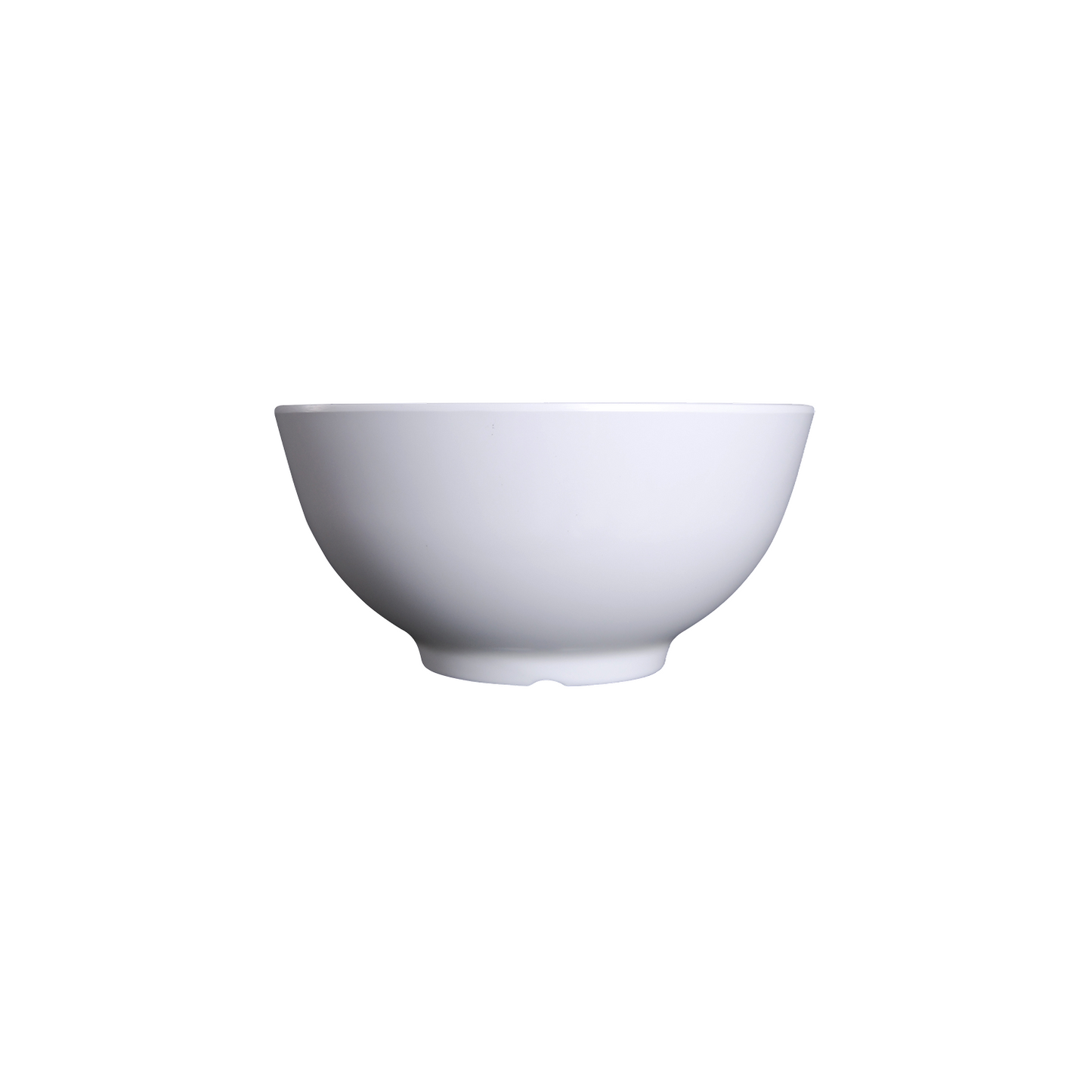 MM-5054S - 6'' Round Melamine Salad Bowl, White, Commercial Quality