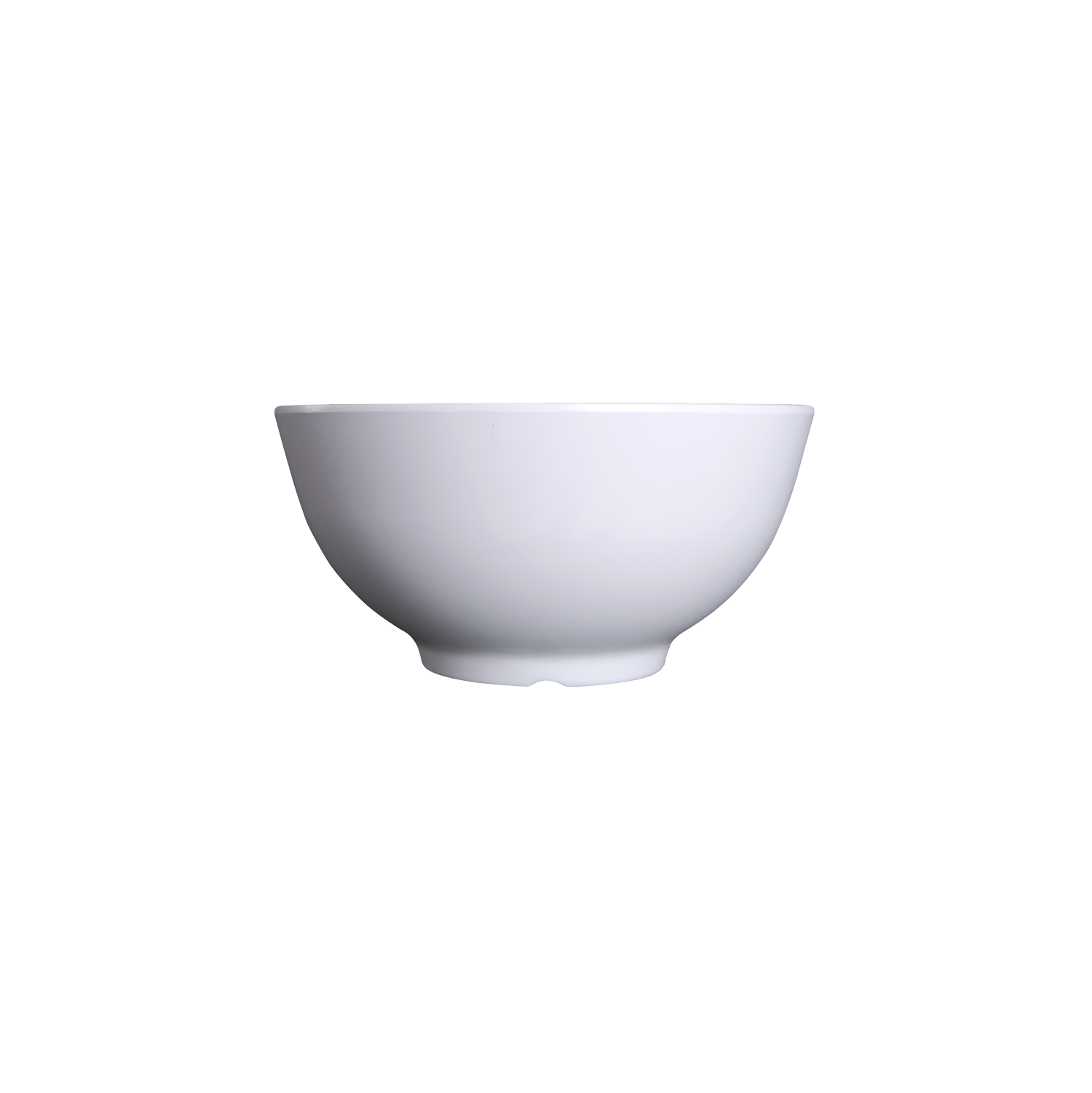 MM-5054S - 6'' Round Melamine Salad Bowl, White, Commercial Quality