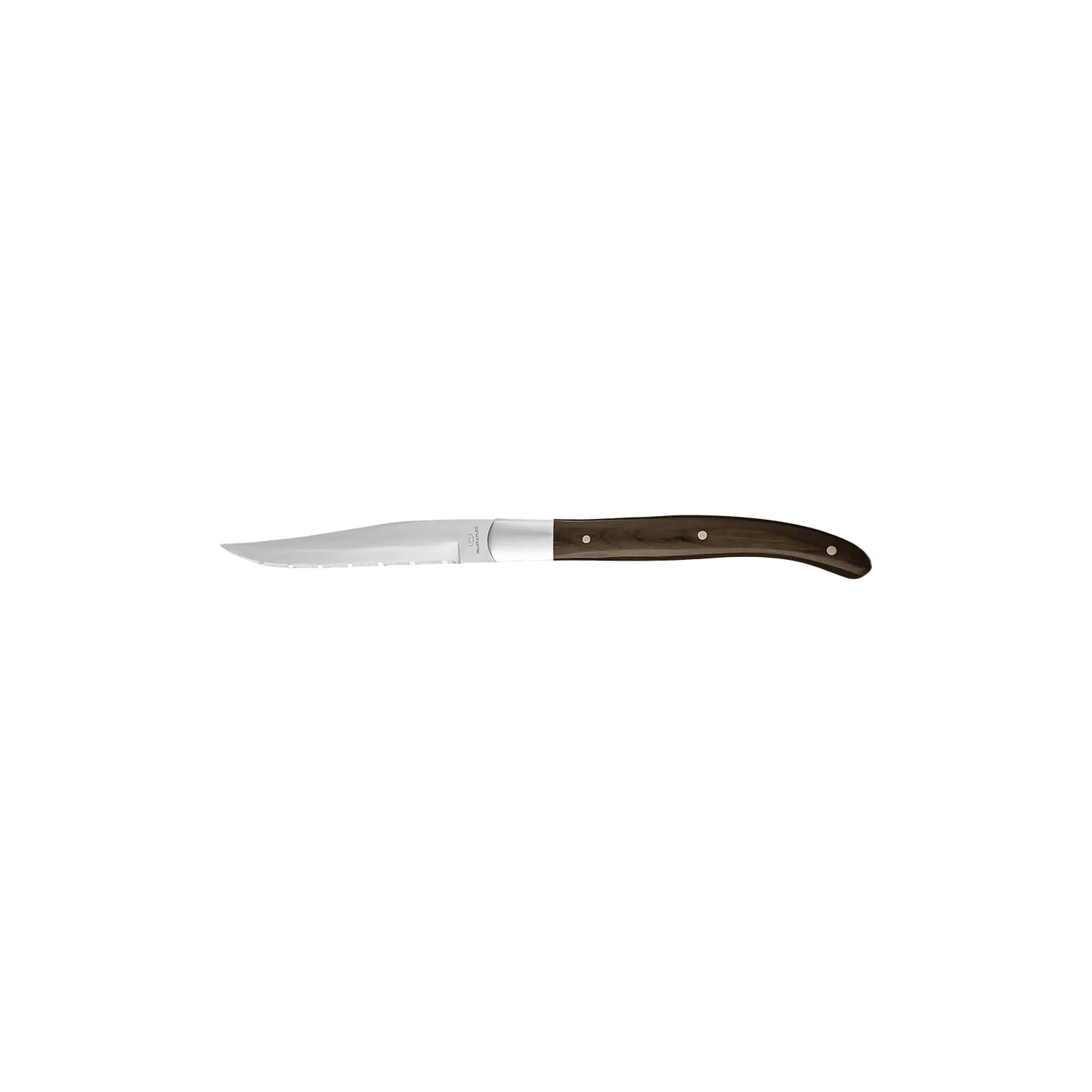 MW-1001 - Steak Knife Fully Serrated Dark Handle
