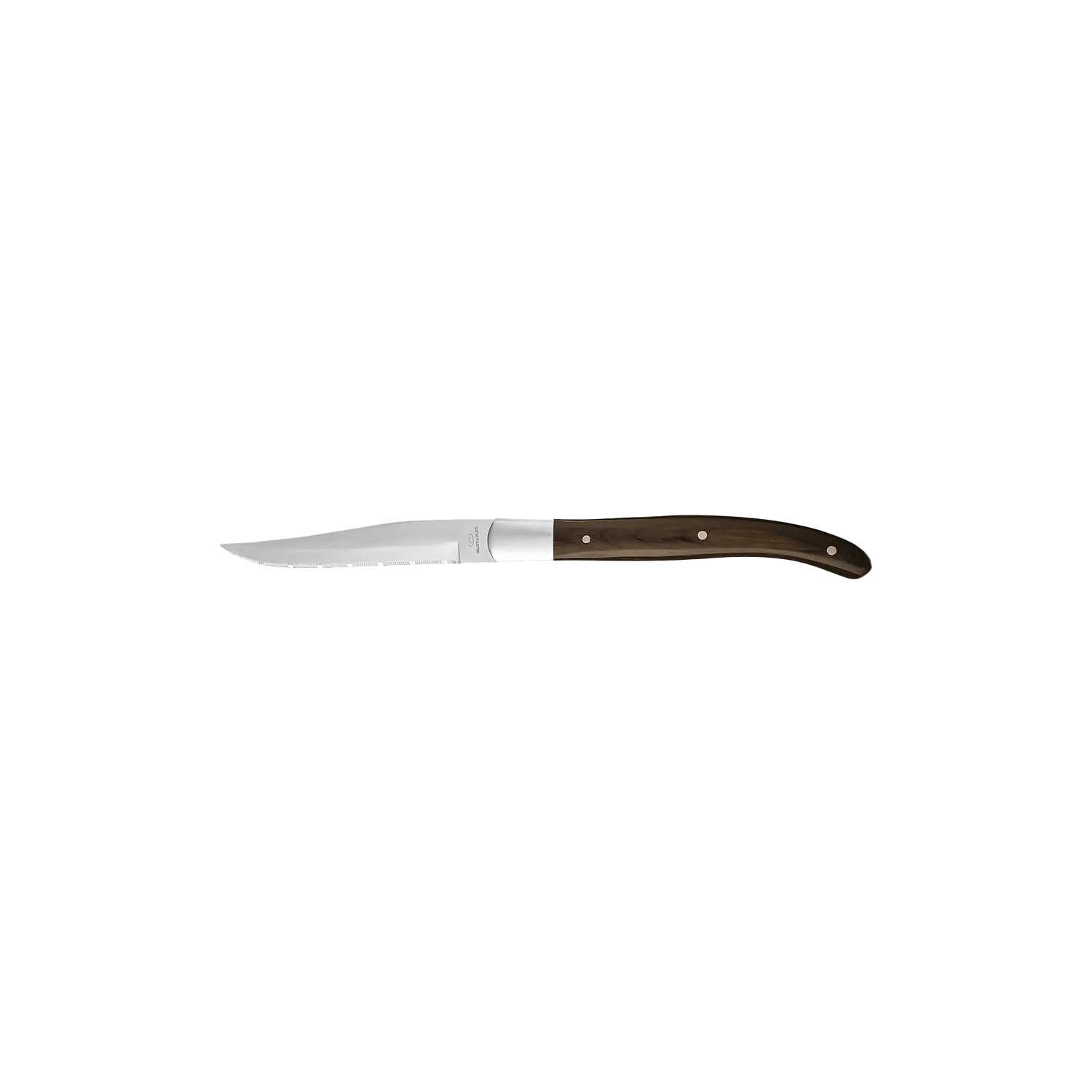 MW-1001 - Steak Knife Fully Serrated Dark Handle