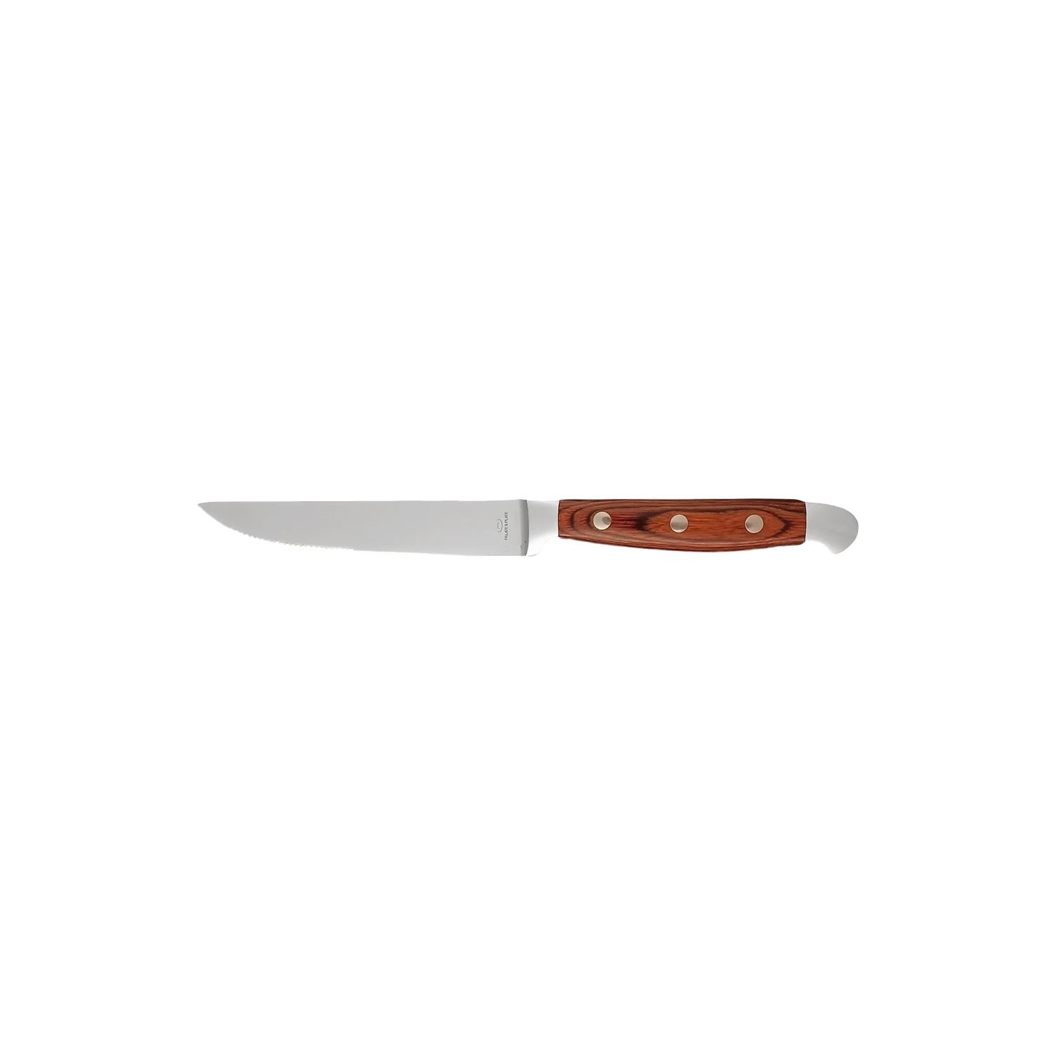 MW-1031 - Steak Knife Half Serrated Dark Red Handle