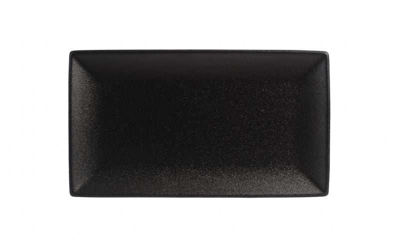 BK-0050 - 10.75 x 6.5’’ Rectangular Platter Black Chinaware