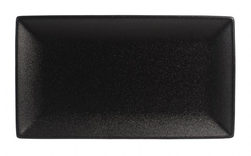 BK-0052 - 13.5 x 7.75’’ Rectangular Platter Black Chinaware