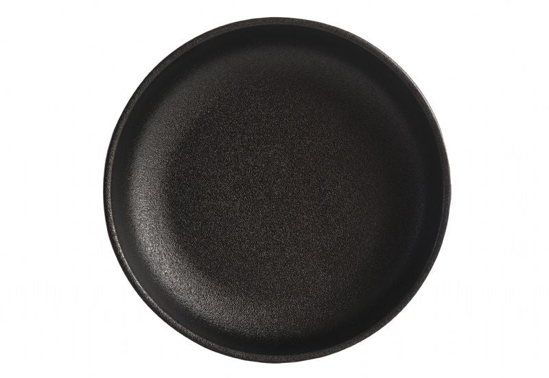 BK0150: 8.5" Round Bowl 40 oz. Black Chinaware Side View