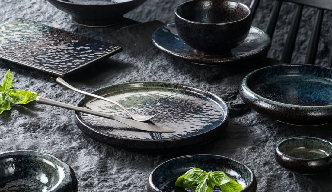 Black Rectangular Dinner Plates