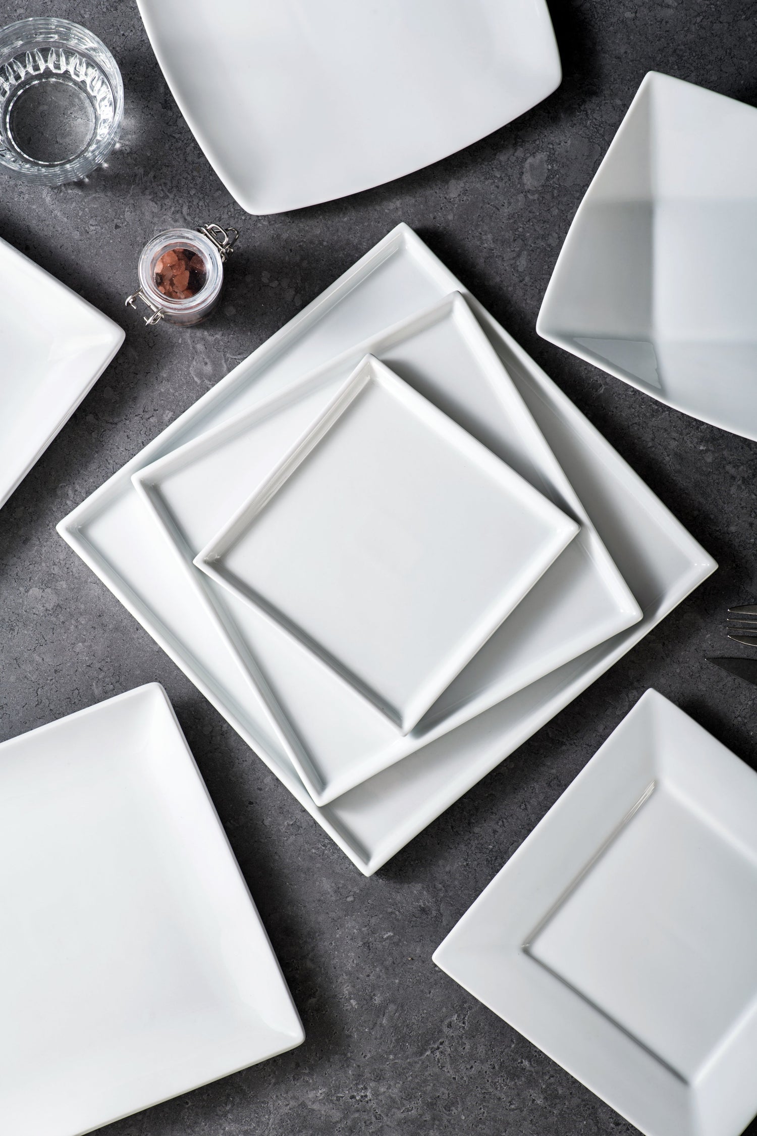 Modern Square Dinnerware Sets | Palate & Plate