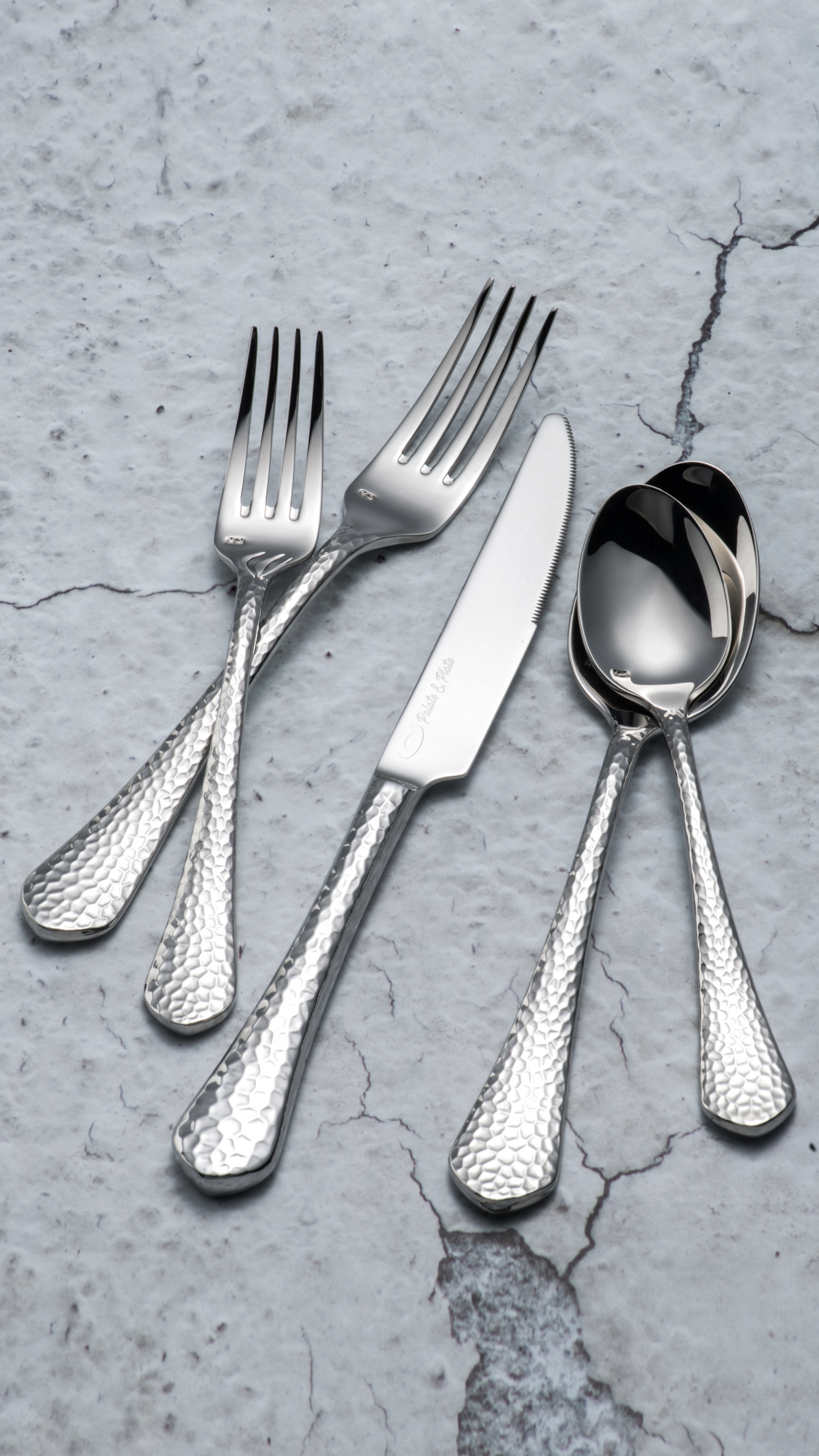 HammerStone Stainless Flatware Collection | Palate & Plate