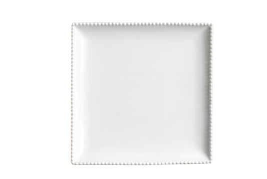 AW-0754- 10” Square Beaded Plate