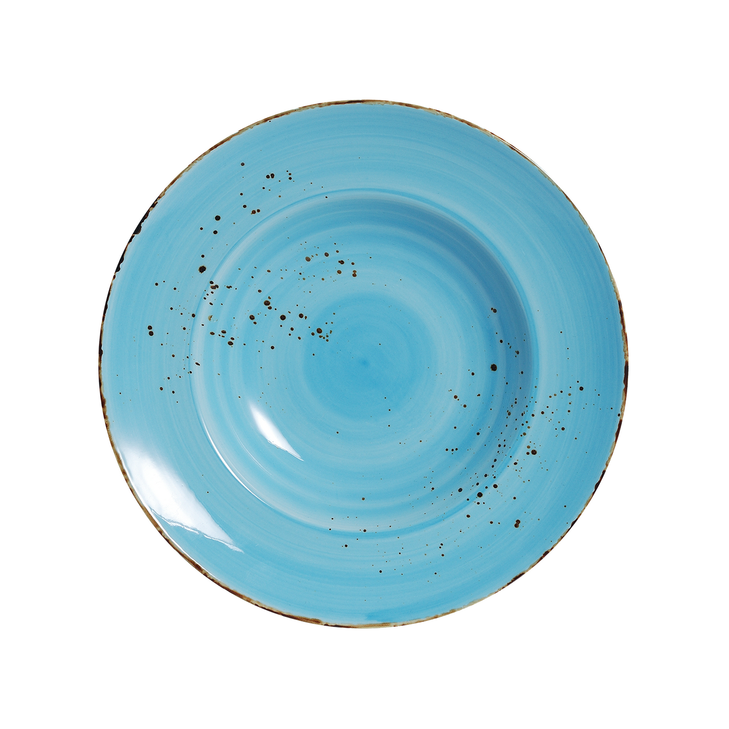 AW-8752B – 11’’ Wide Rim Pasta Bowl Splash Sky Blue 14 Oz.