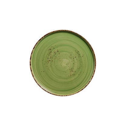 AW-8753V – 8’’ Round Stackable Plate Splash Verde