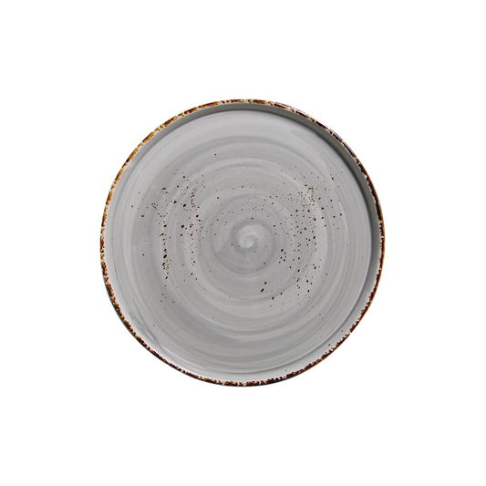 AW-8756G – 9’’ Round Stackable Plate Splash Grigio