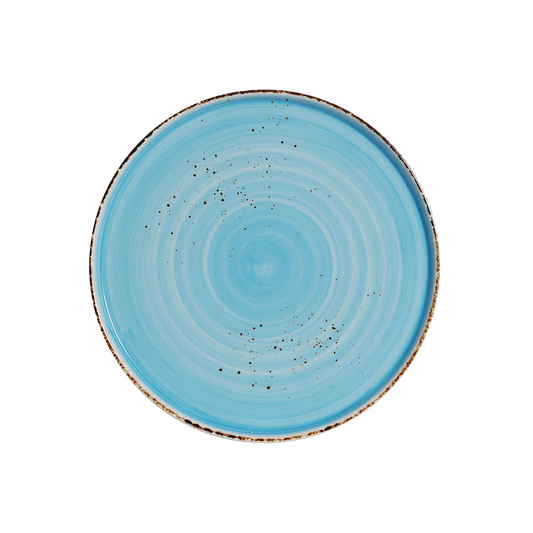 AW-8757B – 10’’ Round Stackable Plate Splash Sky Blue