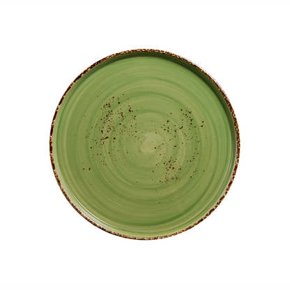 AW-8757V – 10’’ Round Stackable Plate Splash Verde
