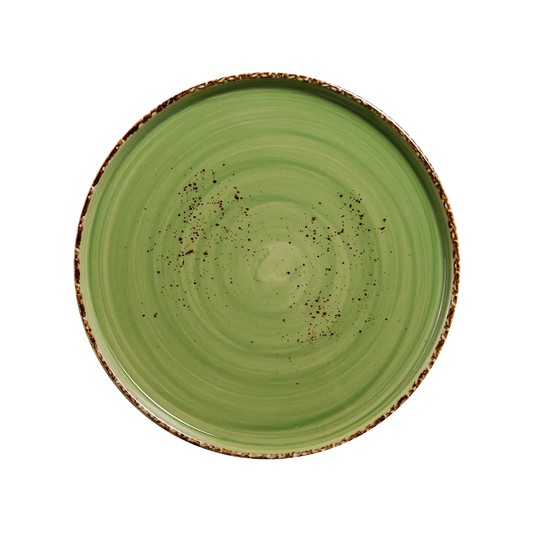 AW-8758V – 11’’ Round Stackable Plate Splash Verde