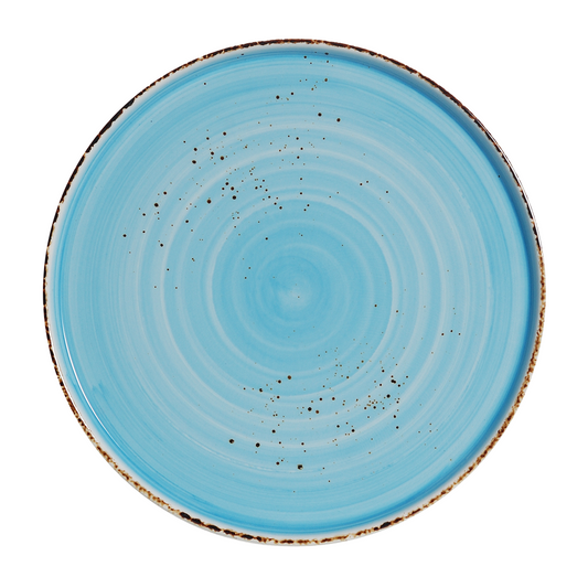 AW-8759B – 13’’ Round Stackable Plate Splash Sky Blue