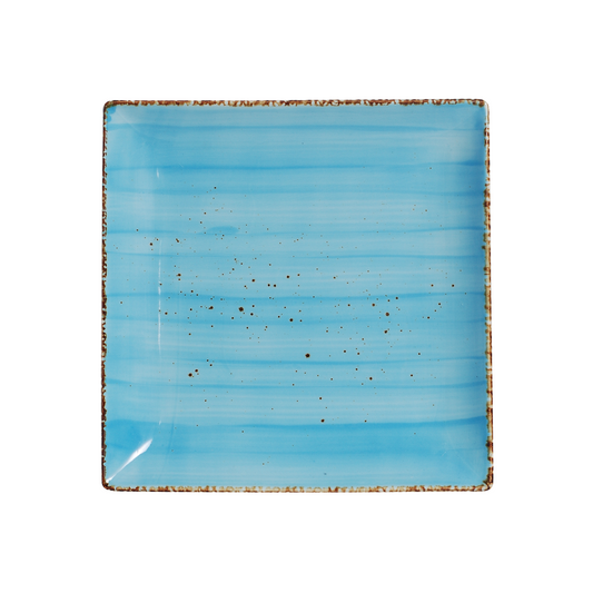 AW-8762B – 10’’ Square Plate Splash Sky Blue