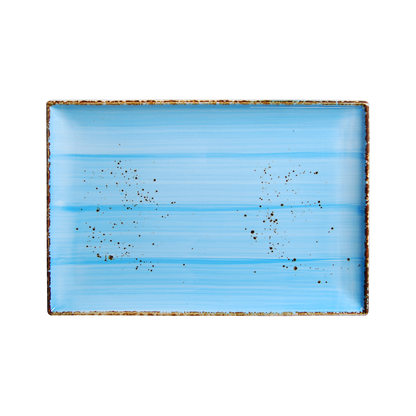 AW-8764B - 11 x 7’’ Rectangular Plate Splash Sky Blue