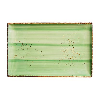 AW-8766V - 13 x 8.5’’ Rectangular Plate Splash Verde