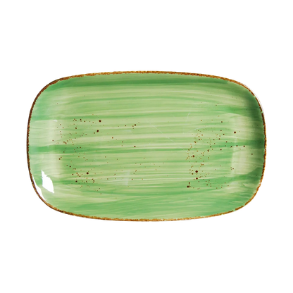 AW-8768V - 12.5 x 8’’ Rectangular Platter Splash Verde