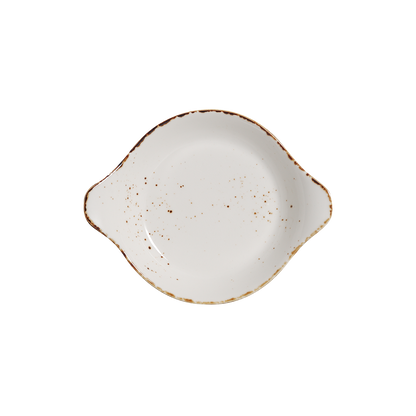 AW-8786 – 8.5'' Round Eared Dish Splash Blanch 12 Oz.