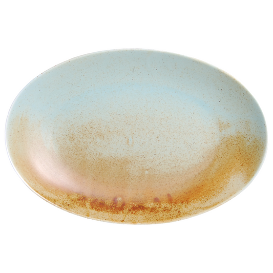 BK-2054 - 13 x 9’’ Deep Oval Coupe Plate Fire Earth