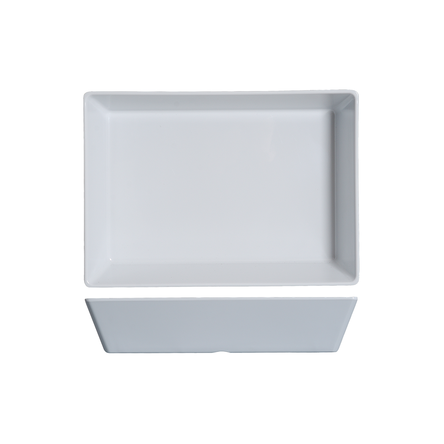 MM-1001 - 13.75 x 10’’ Rectangular Pan White Melamine