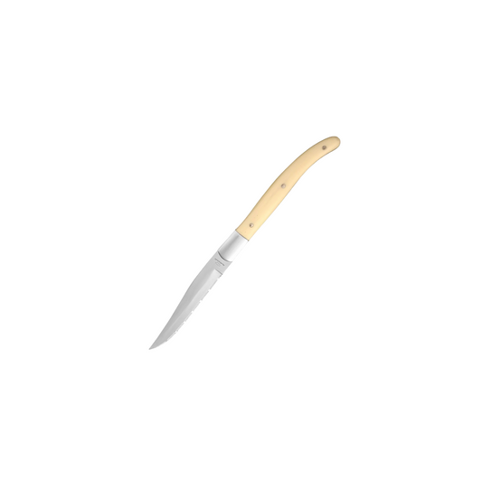 MW-1003 - Steak Knife Fully Serrated Ivory Handle