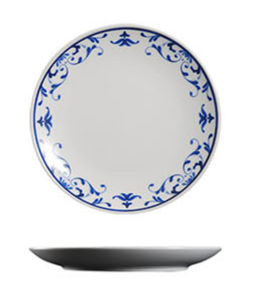 AW-0912 - 9” Foliage Blue Coupe Plate