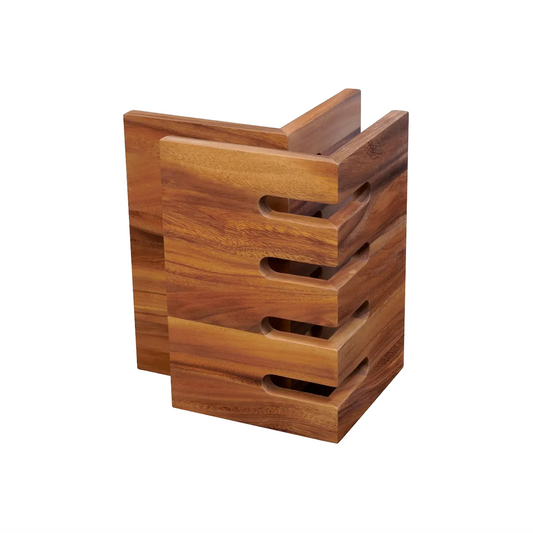 WP-2003 - Modular riser 11.75’’ H, acacia wood