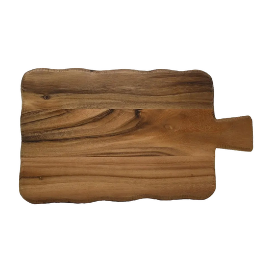 WP-2024 - Display, Pedastel board, 24’’ x 13-1/2’’, rectangular, with handle, acacia wood